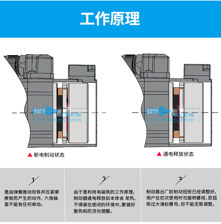 伺服電機(jī)制動(dòng)器工作原ç